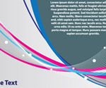 Business colorful card design